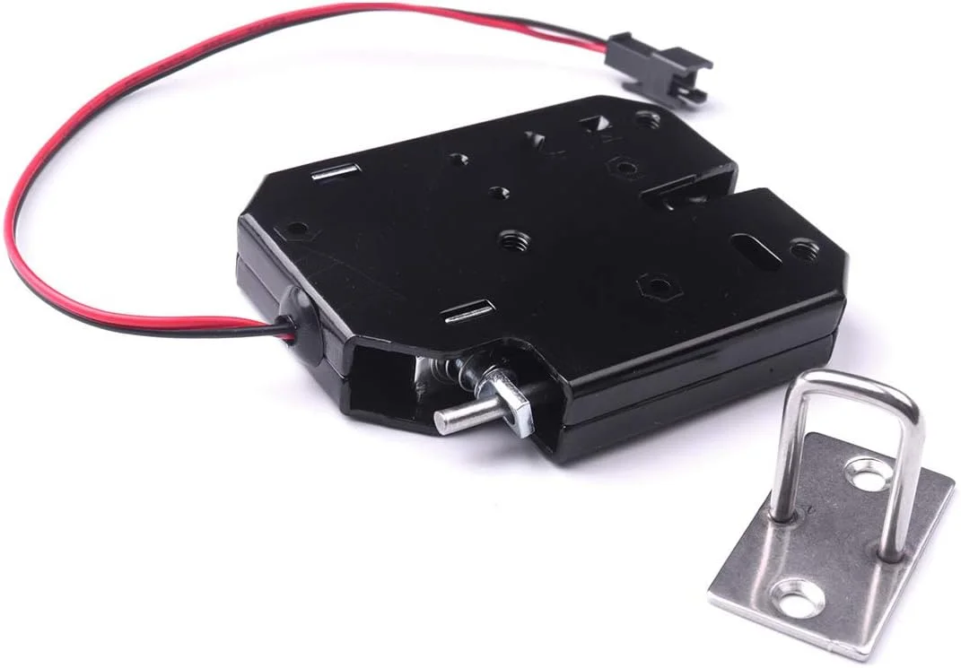 قفل درب برقی هوشمند DC 12V اتوپلی برای درب کمد پرونده، یک عدد قفل درب برقی هوشمند DC 12V اتوپلی برای درب کمد پرونده، یک عدد