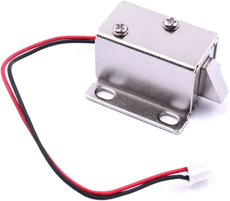 قفل الکترومغناطیسی سلونوئیدی ATOPLEE، قفل مغناطیسی مینی DC 12V 0.43A با طراحی باریک زبانه پایین برای درب کابینت و کشو، 27X29X18mm قفل الکترومغناطیسی سلونوئیدی ATOPLEE، قفل مغناطیسی مینی DC 12V 0.43A با طراحی باریک زبانه پایین برای درب کابینت و کشو، 27X29X18mm