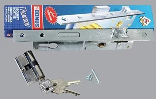 بدنه قفل درب آلومینیومی دوموس به همراه سیلندر (20 میلی متر)