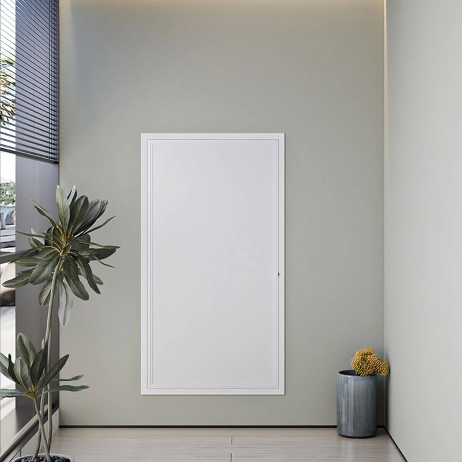 درب بازرسی دریچه بازدید صفحه دیواری، پنل دسترسی ضد آب با دستگیره، درب دسترسی آلومینیومی قفل دار برای سوراخ، پنل های دسترسی لوله کشی داخلی (40x80 سانتی متر)