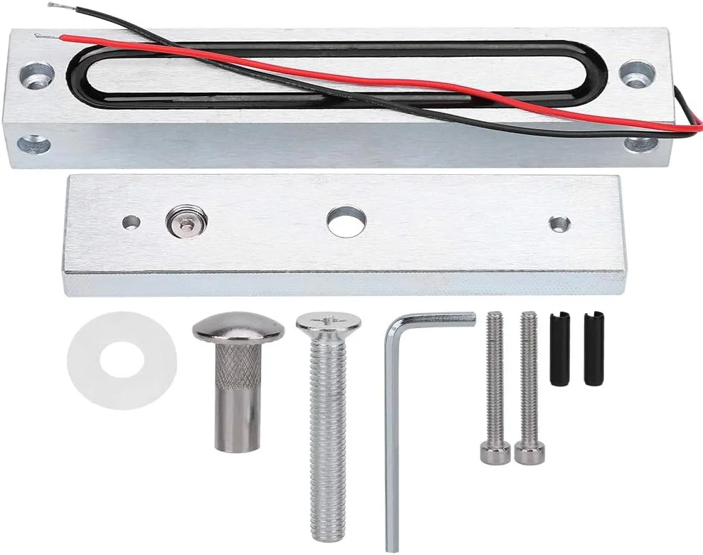 قفل درب برقی DC12V 110 کیلوگرمی، سیستم کنترل دسترسی IP68 برای خانه، نیروی قوی، آهن بادوام