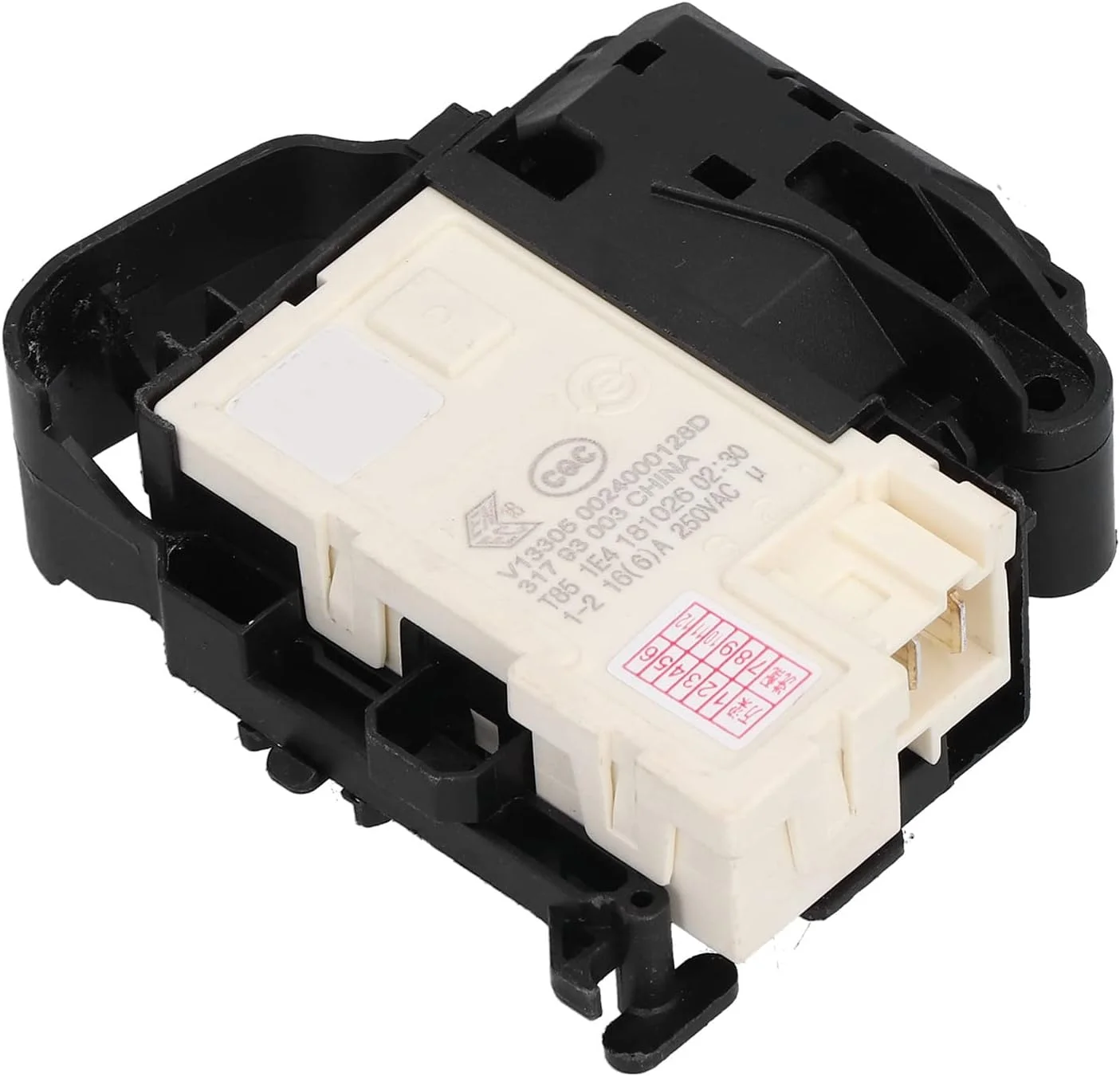 قفل درب برقی ماشین لباسشویی و ساخت نفیس مناسب برای ماشین لباسشویی Sanyo DG‑F6031W DG‑F60311BCG، قفل درب برقی برای لوازم جانبی ماشین لباسشویی