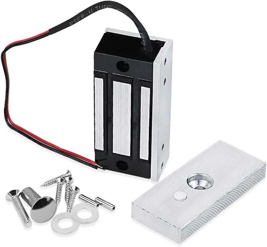 قفل الکترومغناطیسی 60 کیلوگرمی برای سیستم امنیتی الکترونیکی کنترل دسترسی درب DC12V ایمن و کوچک