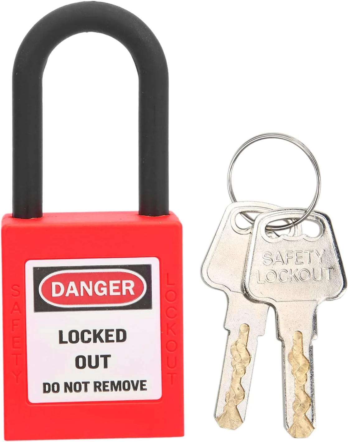 قفل های عایق قابل حمل جمع و جور ۳۸ میلی متری قرمز، قفل های ایمنی برای کیت های قفل برقی (قرمز) قفل های عایق قابل حمل جمع و جور ۳۸ میلی متری قرمز، قفل های ایمنی برای کیت های قفل برقی (قرمز)