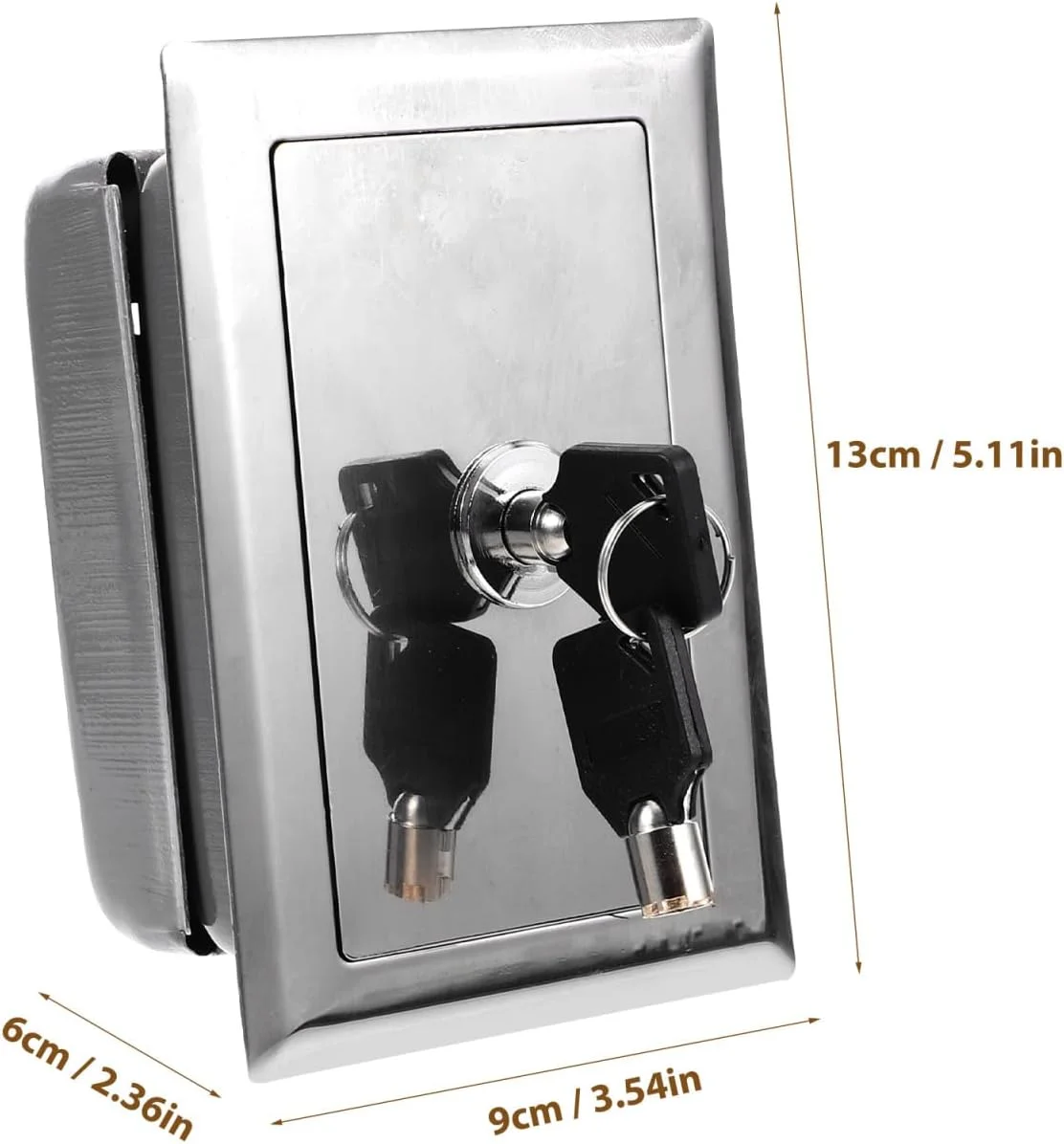 جعبه کلید کنترل از راه دور Hemobllo برای درب های کرکره برقی، درب گاراژ، جعبه ایستگاه کنترل دستی دکمه فشاری، طراحی پلاستیکی جمع و جور