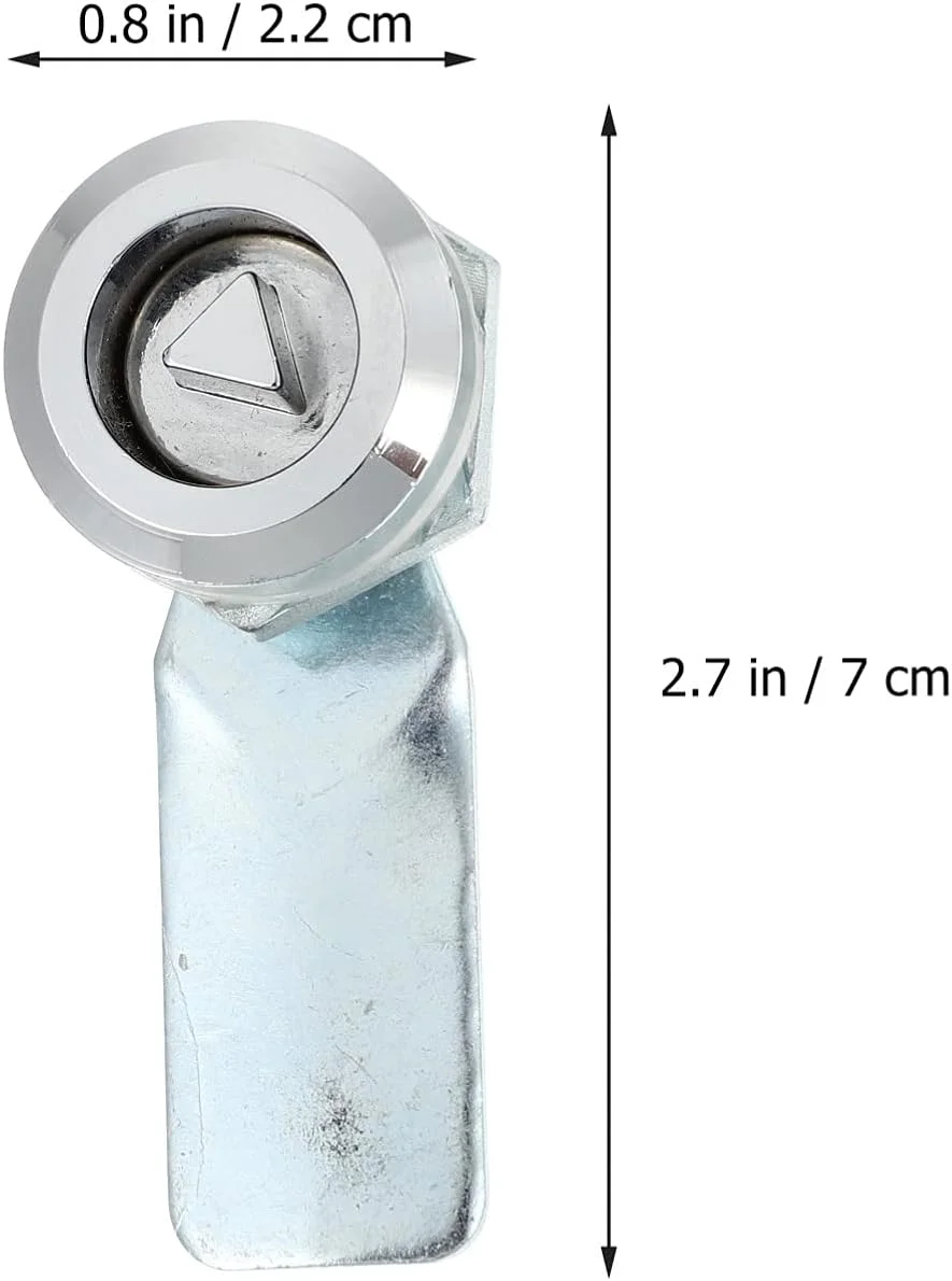 یارنو، 2 ست قفل کابینت، مجموعه کلید کاربردی، آچار قفل مثلثی جعبه توزیع برای پنل