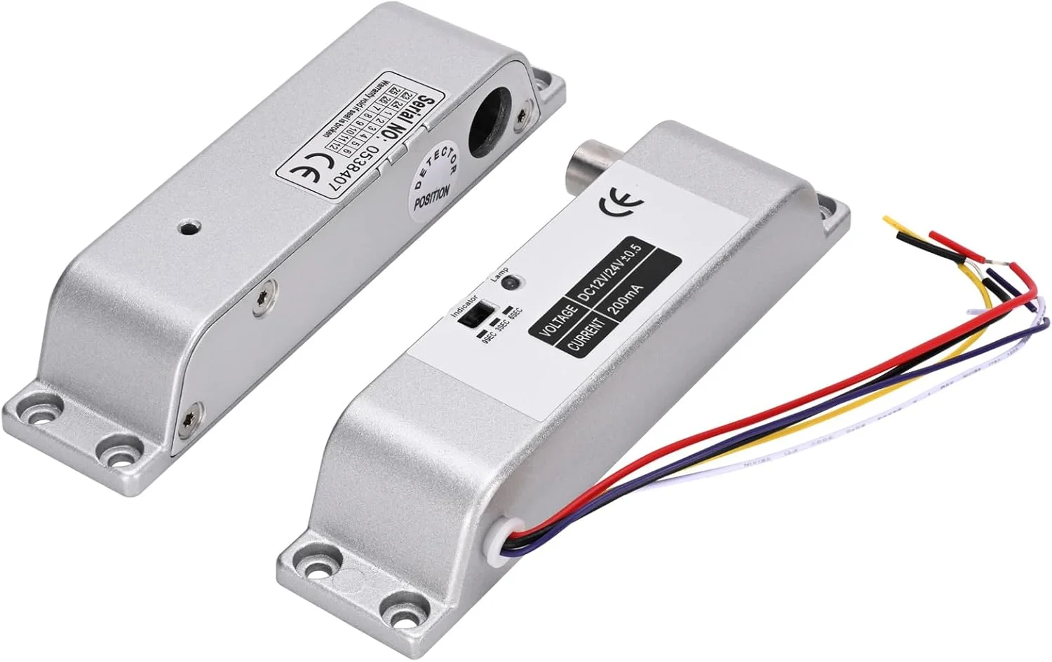 قفل زبانه برقی یوهانوس، حالت عادی قفل، امنیت بالا، قفل درب زبانه الکترونیکی 12 ولت DC برای سیستم کنترل دسترسی با تاخیر زمانی