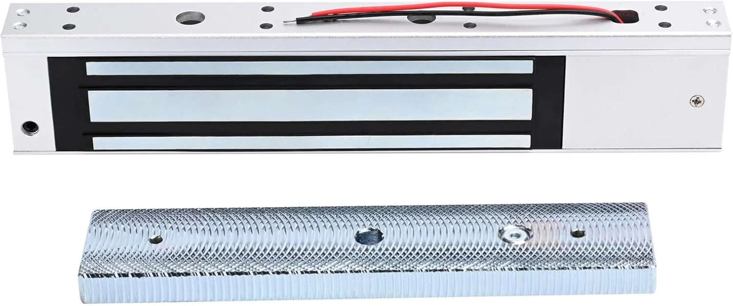 قفل درب مغناطیسی برقی YUHANUS با براکت Z و L، ضد آب مناسب فضای باز، نیروی نگهداری 280 کیلوگرم، قفل الکترومغناطیسی 12 ولت DC، حالت NC ایمن در برابر خرابی برای سیستم کنترل دسترسی قفل درب مغناطیسی برقی YUHANUS با براکت Z و L، ضد آب مناسب فضای باز، نیروی نگهداری 280 کیلوگرم، قفل الکترومغناطیسی 12 ولت DC، حالت NC ایمن در برابر خرابی برای سیستم کنترل دسترسی