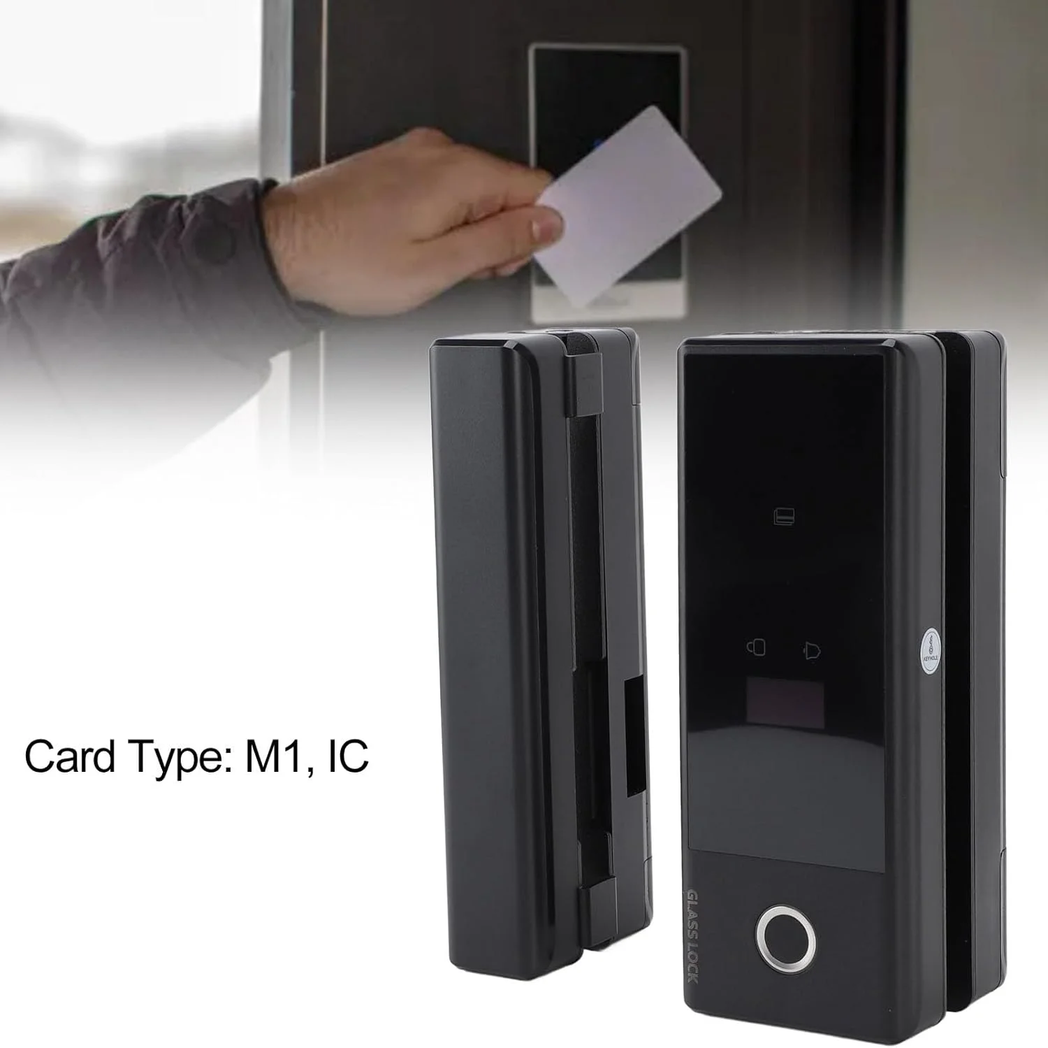 قفل هوشمند درب شیشه ای، قفل ورودی الکترونیکی اثر انگشت، رمز عبور، کارت کشیدنی، وای فای با کلید، روش های ورود چندگانه، دستگاه های هوشمند خانگی برای درب کشویی چوبی