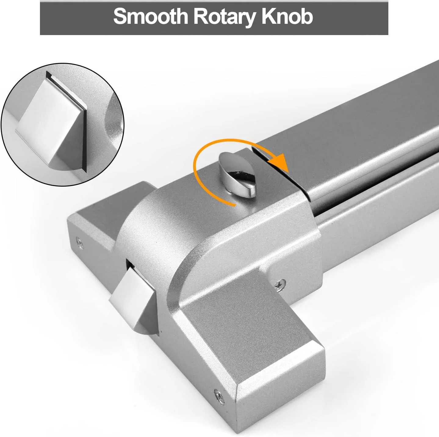 قفل میله فشاری درب BST با اهرم بیرونی - دستگاه خروج اضطراری استیل ضد زنگ برای درب های خروجی اضطراری تجاری فلزی و چوبی 71 تا 90 سانتی متر قفل میله فشاری درب BST با اهرم بیرونی - دستگاه خروج اضطراری استیل ضد زنگ برای درب های خروجی اضطراری تجاری فلزی و چوبی 71 تا 90 سانتی متر