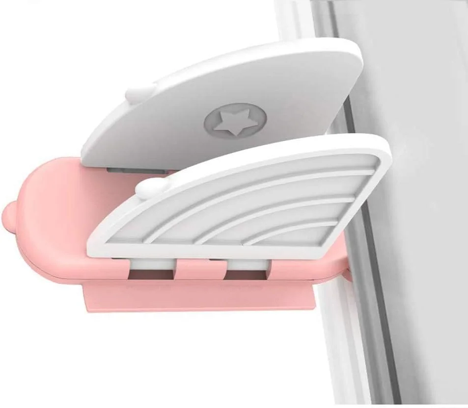 قفل درب و پنجره کشویی ایمنی کودک خزنه (بسته 3 عددی) - امنیت سنگین با نوار چسب قوی، نصب بدون نیاز به سوراخ کاری برای حمام، پاسیو، کمد، درب دوش، کرکره و درب های شیشه ای