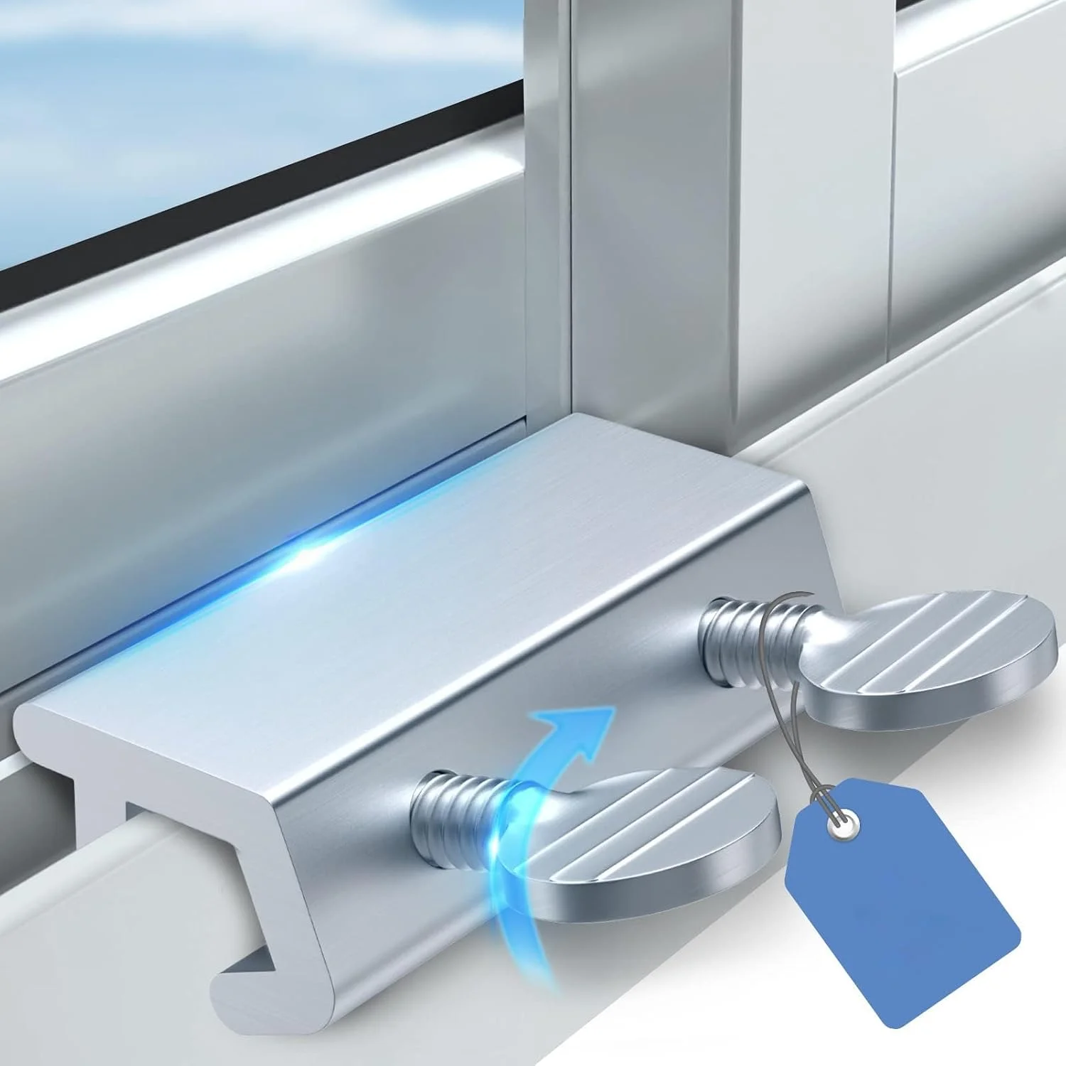 قفل درب و پنجره کشویی برای امنیت، محافظ کودک، استاپر شیشه پنجره قابل تنظیم، قفل مسیر پنجره کشویی عمودی افقی، استاپر پنجره وینیل برای اتاق خواب، پاسیو، تهویه مطبوع، RV، بسته 4 عددی