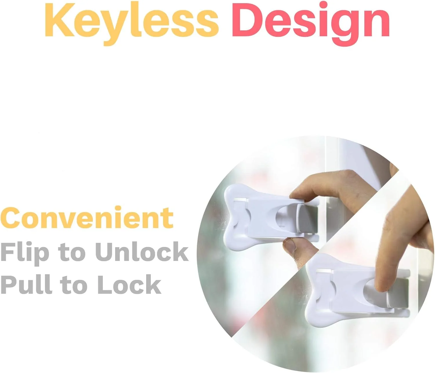 قفل درب کشویی برای ایمنی کودک، قفل پنجره برای پنجره های عمودی، قفل کودک برای درب های شیشه ای کشویی، پنجره ها، کمدها و کابینت ها، قفل های ایمنی برای تمام بازشوهای خانه شما (4 عدد)