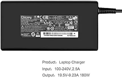 آداپتور شارژر 180 واتی سازگار با MSI 957-15811P-101 957-15621P-104 Pulse GL66 GL76 MSI Katana GF66 GF76 منبع تغذیه لپ تاپ آداپتور شارژر 180 واتی سازگار با MSI 957-15811P-101 957-15621P-104 Pulse GL66 GL76 MSI Katana GF66 GF76 منبع تغذیه لپ تاپ