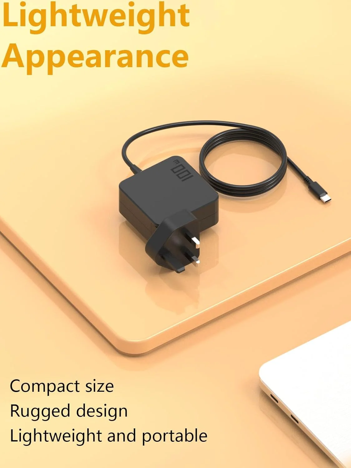 شارژر لپتاپ 100 واتی USB C یونیورسال و کاربردی سازگار با مک بوک پرو، ایر، اچ پی، لنوو، ایسوس، استیم دک، ایسر، سامسونگ، ROG Ally و تمام دستگاههای سازگار با پورت USB-C و Type-C 90W شارژر لپتاپ 100 واتی USB C یونیورسال و کاربردی سازگار با مک بوک پرو، ایر، اچ پی، لنوو، ایسوس، استیم دک، ایسر، سامسونگ، ROG Ally و تمام دستگاههای سازگار با پورت USB-C و Type-C 90W