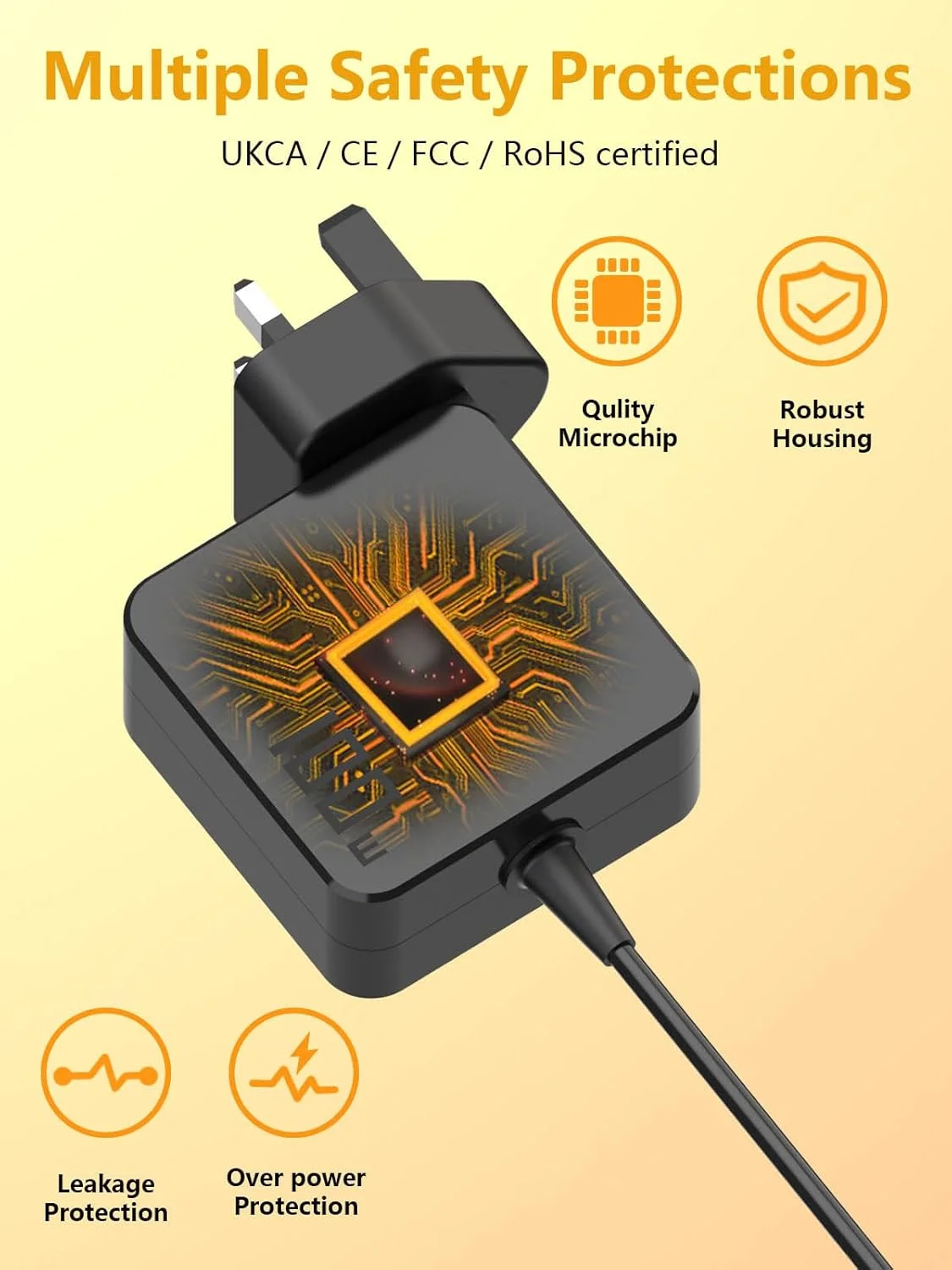 شارژر لپتاپ 100 واتی USB C یونیورسال و کاربردی سازگار با مک بوک پرو، ایر، اچ پی، لنوو، ایسوس، استیم دک، ایسر، سامسونگ، ROG Ally و تمام دستگاههای سازگار با پورت USB-C و Type-C 90W شارژر لپتاپ 100 واتی USB C یونیورسال و کاربردی سازگار با مک بوک پرو، ایر، اچ پی، لنوو، ایسوس، استیم دک، ایسر، سامسونگ، ROG Ally و تمام دستگاههای سازگار با پورت USB-C و Type-C 90W