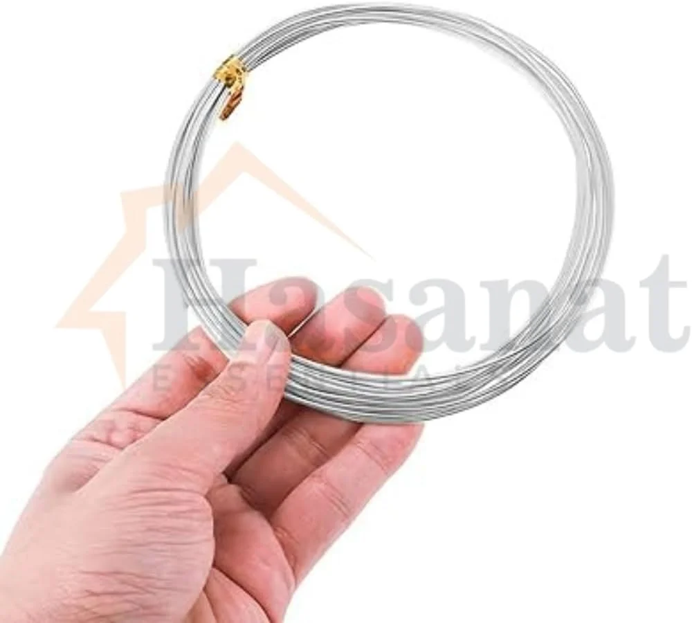 سیم نقره ای صنایع دستی حسنات اسنشیالز برای لوازم جانبی - انعطاف پذیر، مقاوم در برابر تیرگی، شکل دهی آسان