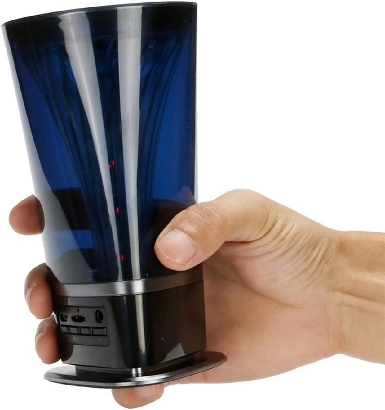 دستگاه پخش صدا ZURBAA به شکل لیوان آب، اسپیکر بلوتوثی، چراغ دار، بی سیم و قابل حمل برای اسپیکر بی سیم دستگاه پخش صدا ZURBAA به شکل لیوان آب، اسپیکر بلوتوثی، چراغ دار، بی سیم و قابل حمل برای اسپیکر بی سیم