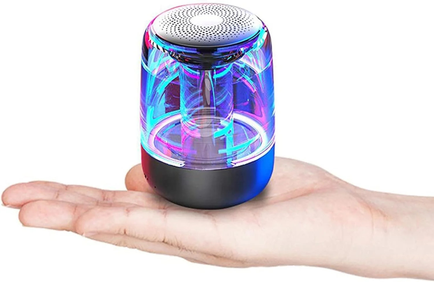 اسپیکر بلوتوثی کوچک ZURBAA، کیت اسپیکر بی سیم قابل حمل، نور LED، کاهش نویز هوشمند، میکروفون هندزفری مناسب فضای باز اسپیکر بلوتوثی کوچک ZURBAA، کیت اسپیکر بی سیم قابل حمل، نور LED، کاهش نویز هوشمند، میکروفون هندزفری مناسب فضای باز