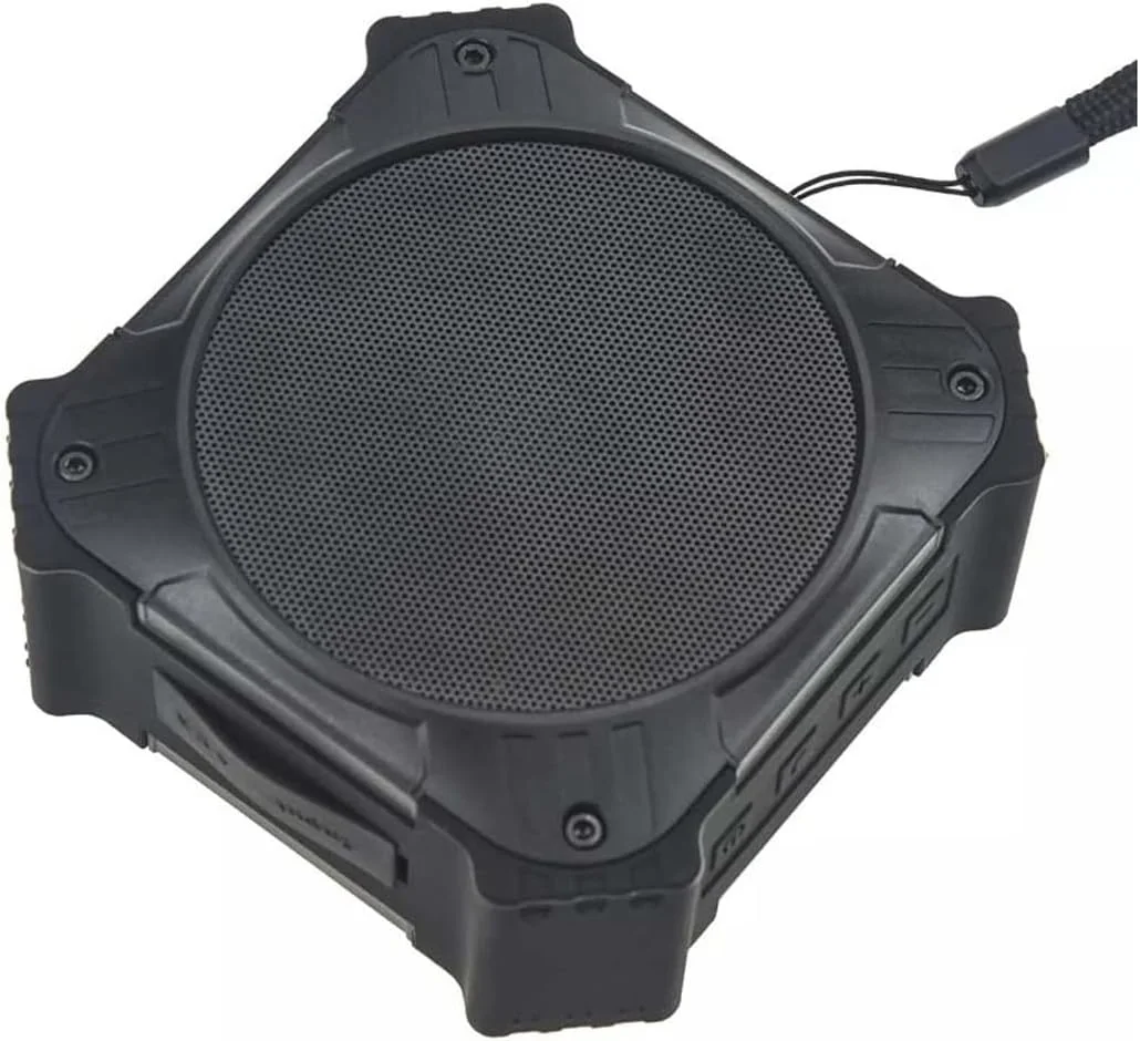 اسپیکر بلوتوثی دستگاه صدا، قابل حمل، ضد آب، بی سیم، صدای استریو، بیس عمیق، میکروفون، AUX، جهانی (رنگ: Hortel) اسپیکر بلوتوثی دستگاه صدا، قابل حمل، ضد آب، بی سیم، صدای استریو، بیس عمیق، میکروفون، AUX، جهانی (رنگ: Hortel)