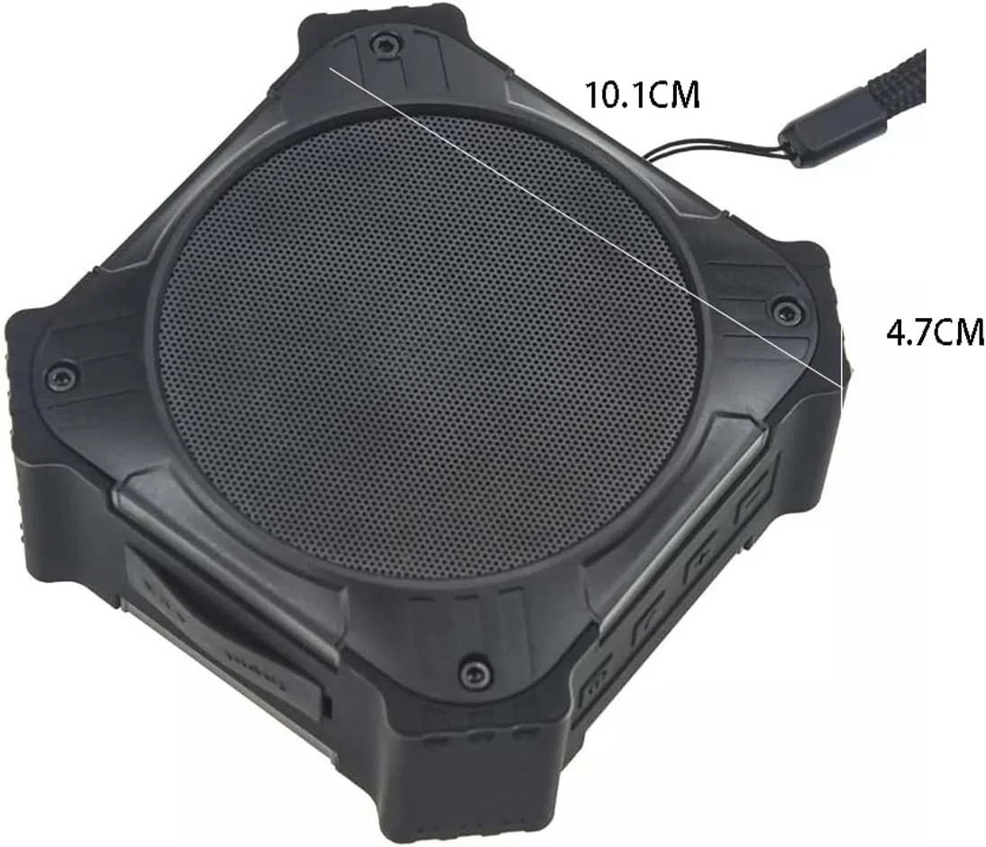 اسپیکر بلوتوثی دستگاه صدا، قابل حمل، ضد آب، بی سیم، صدای استریو، بیس عمیق، میکروفون، AUX، جهانی (رنگ: Hortel) اسپیکر بلوتوثی دستگاه صدا، قابل حمل، ضد آب، بی سیم، صدای استریو، بیس عمیق، میکروفون، AUX، جهانی (رنگ: Hortel)