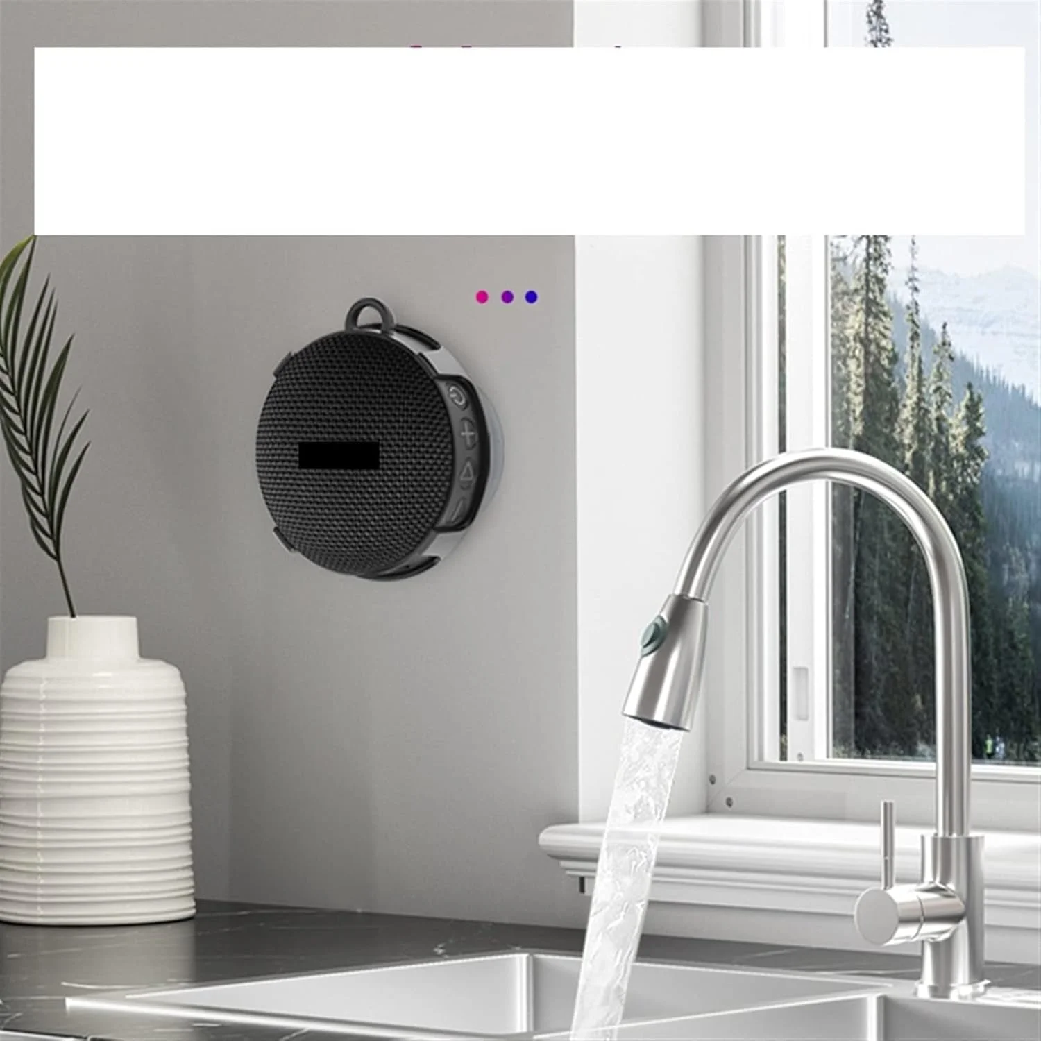 اسپیکر بلوتوث قابل حمل حمام دستگاه پخش صدا ستون مرکز موسیقی دوش ضدآب ووفِر هندزفری اسپیکر بلوتوث قابل حمل حمام دستگاه پخش صدا ستون مرکز موسیقی دوش ضدآب ووفِر هندزفری