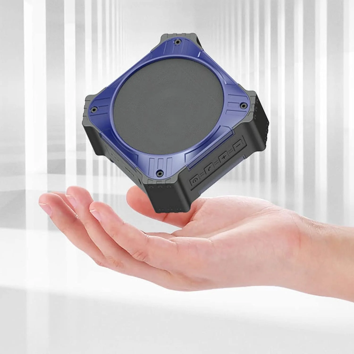 اسپیکر بلوتوثی دستگاه صدا، قابل حمل، ضد آب، بی سیم، صدای استریو، بیس عمیق، میکروفون، AUX، جهانی (رنگ: Hortel) اسپیکر بلوتوثی دستگاه صدا، قابل حمل، ضد آب، بی سیم، صدای استریو، بیس عمیق، میکروفون، AUX، جهانی (رنگ: Hortel)