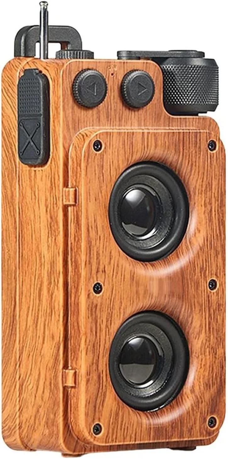 اسپیکر بلوتوثی قابل حمل کوچک با طراحی رترو و قابلیت اتصال بی سیم اسپیکر بلوتوثی قابل حمل کوچک با طراحی رترو و قابلیت اتصال بی سیم