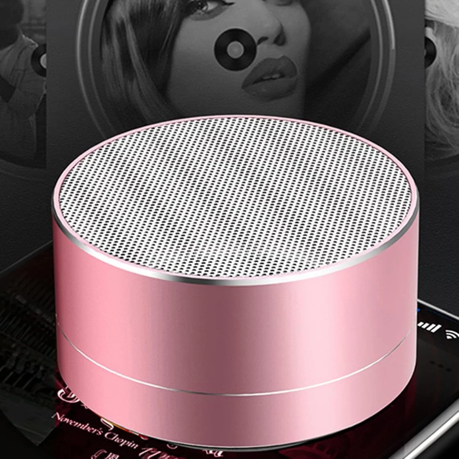 اسپیکر بلوتوثی بی سیم مینی قابل حمل ZURBAA، بلندگوی چند رنگ برای گوشی های هوشمند، جعبه صدای آلیاژ آلومینیوم مناسب فضای باز (رنگ: Hortel) اسپیکر بلوتوثی بی سیم مینی قابل حمل ZURBAA، بلندگوی چند رنگ برای گوشی های هوشمند، جعبه صدای آلیاژ آلومینیوم مناسب فضای باز (رنگ: Hortel)