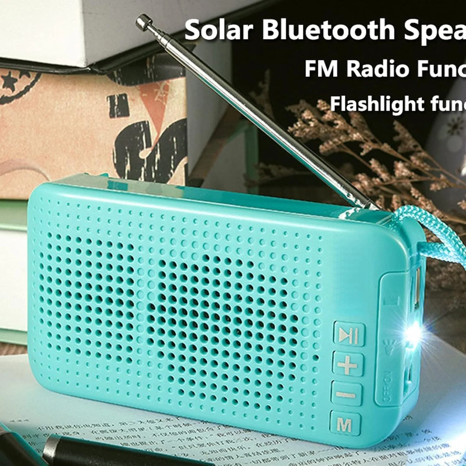 اسپیکر بلوتوثی ZURBAA، بلندگوی قابل حمل، بی سیم، مناسب فضای باز، دارای دسته، چراغ قوه، رادیو FM و ضد آب (رنگ: F) اسپیکر بلوتوثی ZURBAA، بلندگوی قابل حمل، بی سیم، مناسب فضای باز، دارای دسته، چراغ قوه، رادیو FM و ضد آب (رنگ: F)