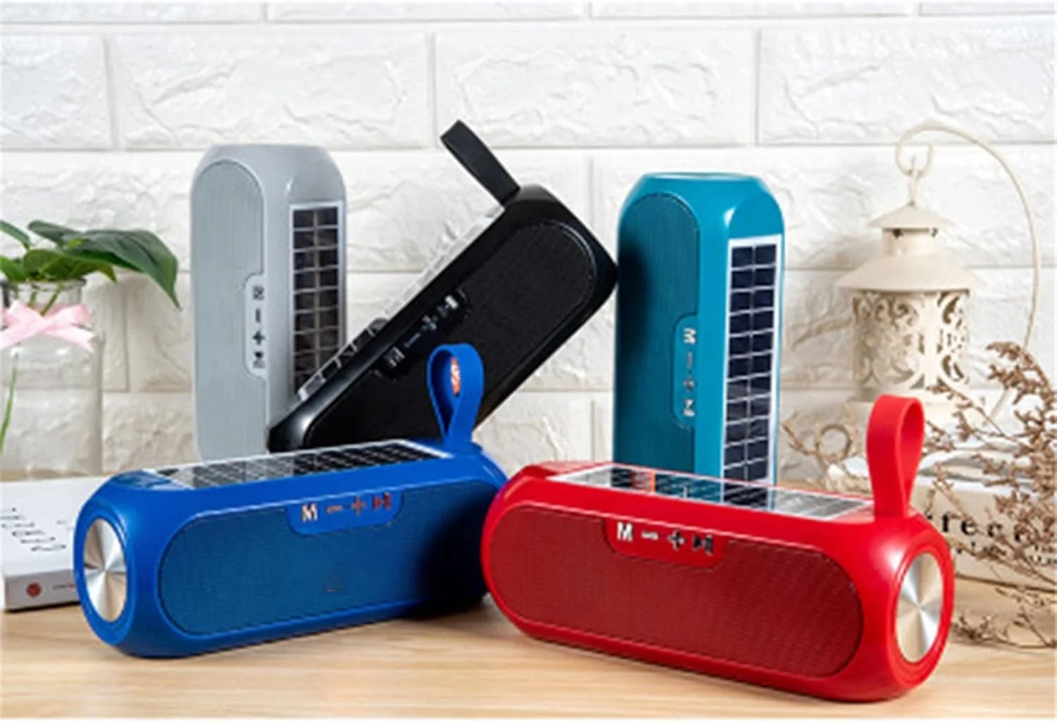 اسپیکر بلوتوثی قابل حمل، ستون استریو بی سیم جعبه موسیقی بلندگو ضد آب مناسب فضای باز (رنگ: آبی تیره) اسپیکر بلوتوثی قابل حمل، ستون استریو بی سیم جعبه موسیقی بلندگو ضد آب مناسب فضای باز (رنگ: آبی تیره)