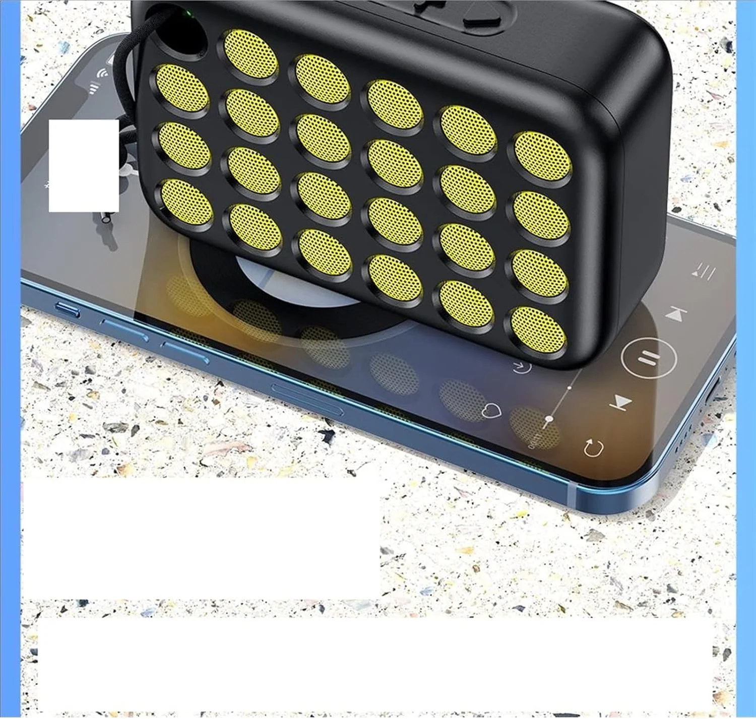 اسپیکر بلوتوثی قابل حمل ZURBAA مدل مینی با ساب ووفر صوتی و مناسب ورزش