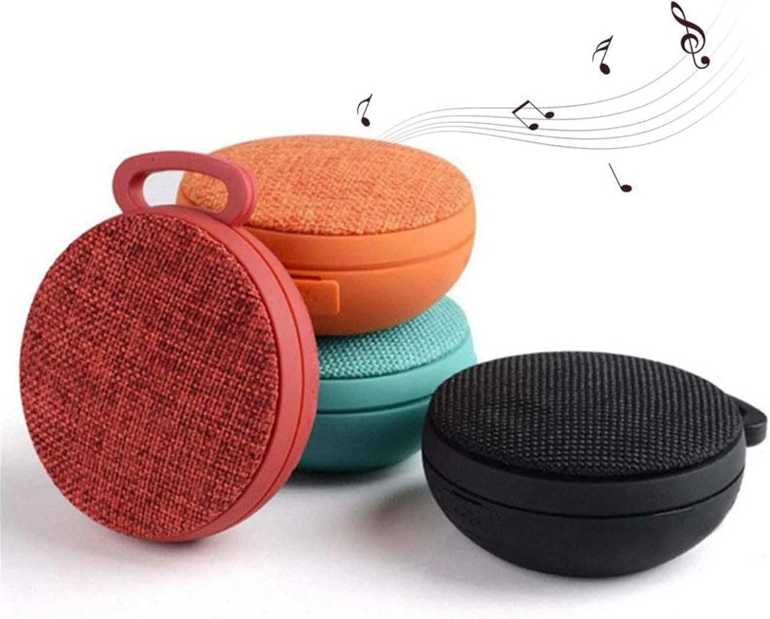 دستگاه پخش صدا ZURBAA اسپیکر بلوتوث قابل حمل با قلاب، ساب ووفر، تماس هندزفری، استریو موزیک دستگاه پخش صدا ZURBAA اسپیکر بلوتوث قابل حمل با قلاب، ساب ووفر، تماس هندزفری، استریو موزیک