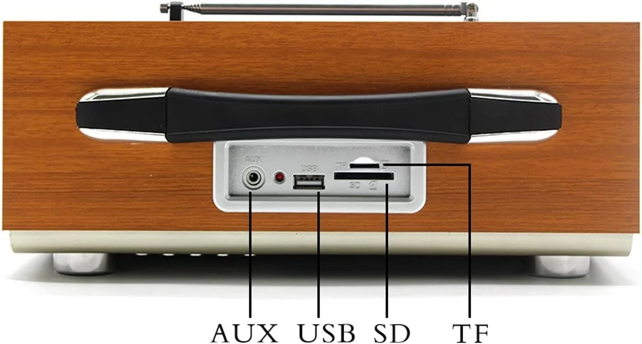 اسپیکر بلوتوثی قابل حمل ZURBAA با طراحی رترو، رادیو و قابلیت پخش از طریق اتصال خارجی اسپیکر بلوتوثی قابل حمل ZURBAA با طراحی رترو، رادیو و قابلیت پخش از طریق اتصال خارجی