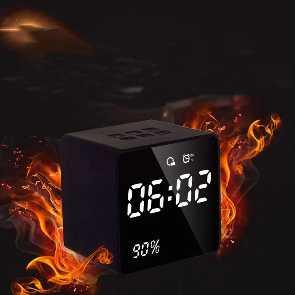 اسپیکر بلوتوثی کوچک، اسپیکرهای بلوتوثی بی سیم قابل حمل با صدای استریو بلند و باس غنی (رنگ: آبی تیره)