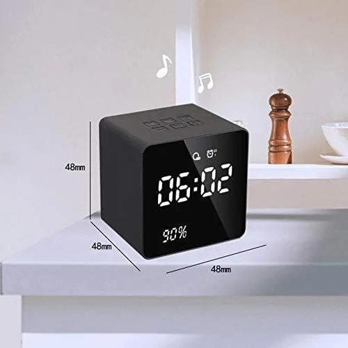 اسپیکر بلوتوثی کوچک، اسپیکرهای بلوتوثی بی سیم قابل حمل با صدای استریو بلند و باس غنی (رنگ: آبی تیره)