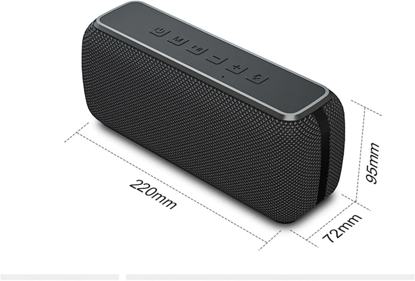 اسپیکر بلوتوثی قابل حمل ZURBAA با صدای باس قوی و ساب ووفر، جعبه صوتی بی سیم ضد آب (رنگ: Hortelé) اسپیکر بلوتوثی قابل حمل ZURBAA با صدای باس قوی و ساب ووفر، جعبه صوتی بی سیم ضد آب (رنگ: Hortelé)