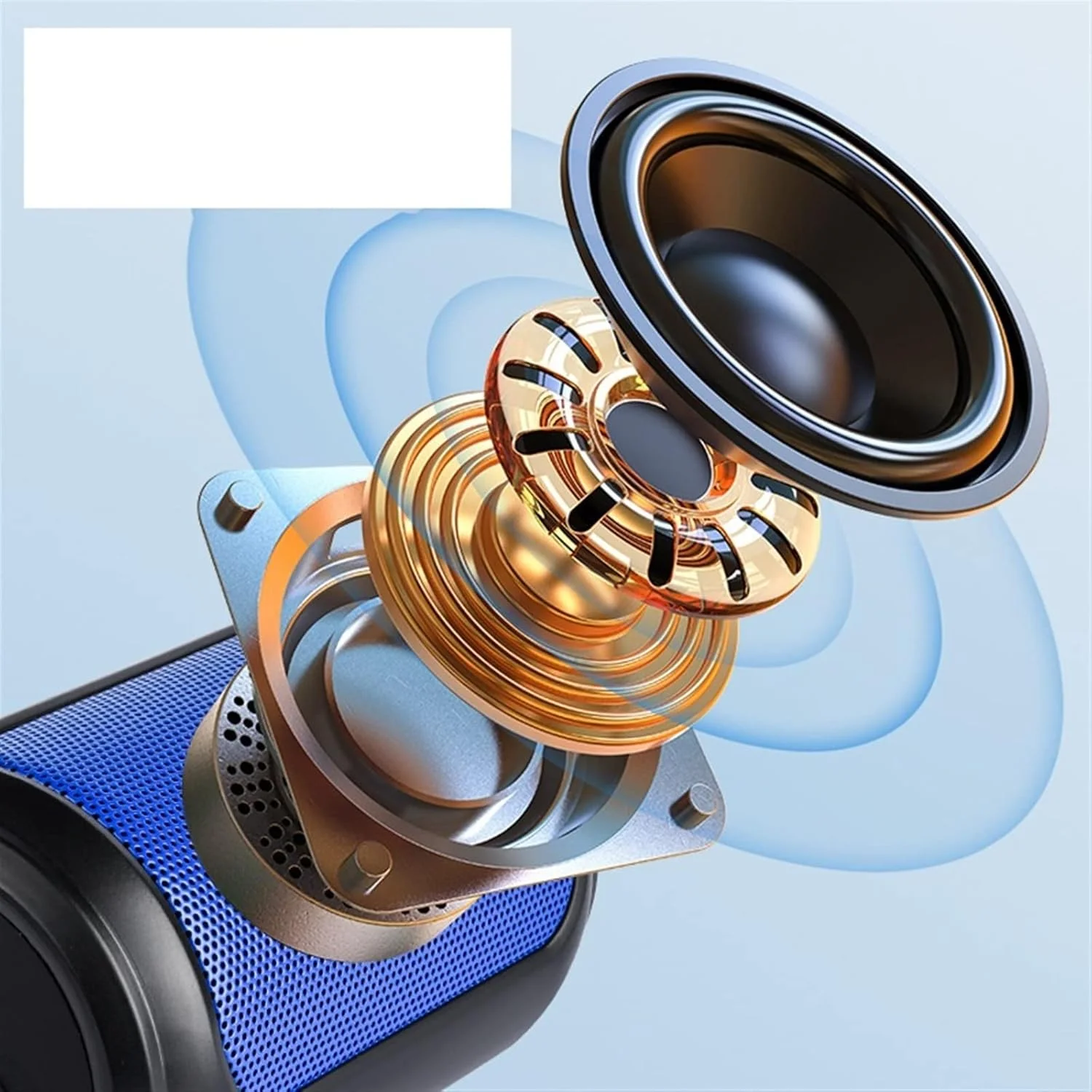 اسپیکر بلوتوثی ZURBAA، اتصال بیسیم، قابل حمل برای فضای باز، استریو صوتی ورزشی، ساب ووفر استریو، صدای فراگیر موسیقی، هدیه خلاقانه اسپیکر بلوتوثی ZURBAA، اتصال بیسیم، قابل حمل برای فضای باز، استریو صوتی ورزشی، ساب ووفر استریو، صدای فراگیر موسیقی، هدیه خلاقانه