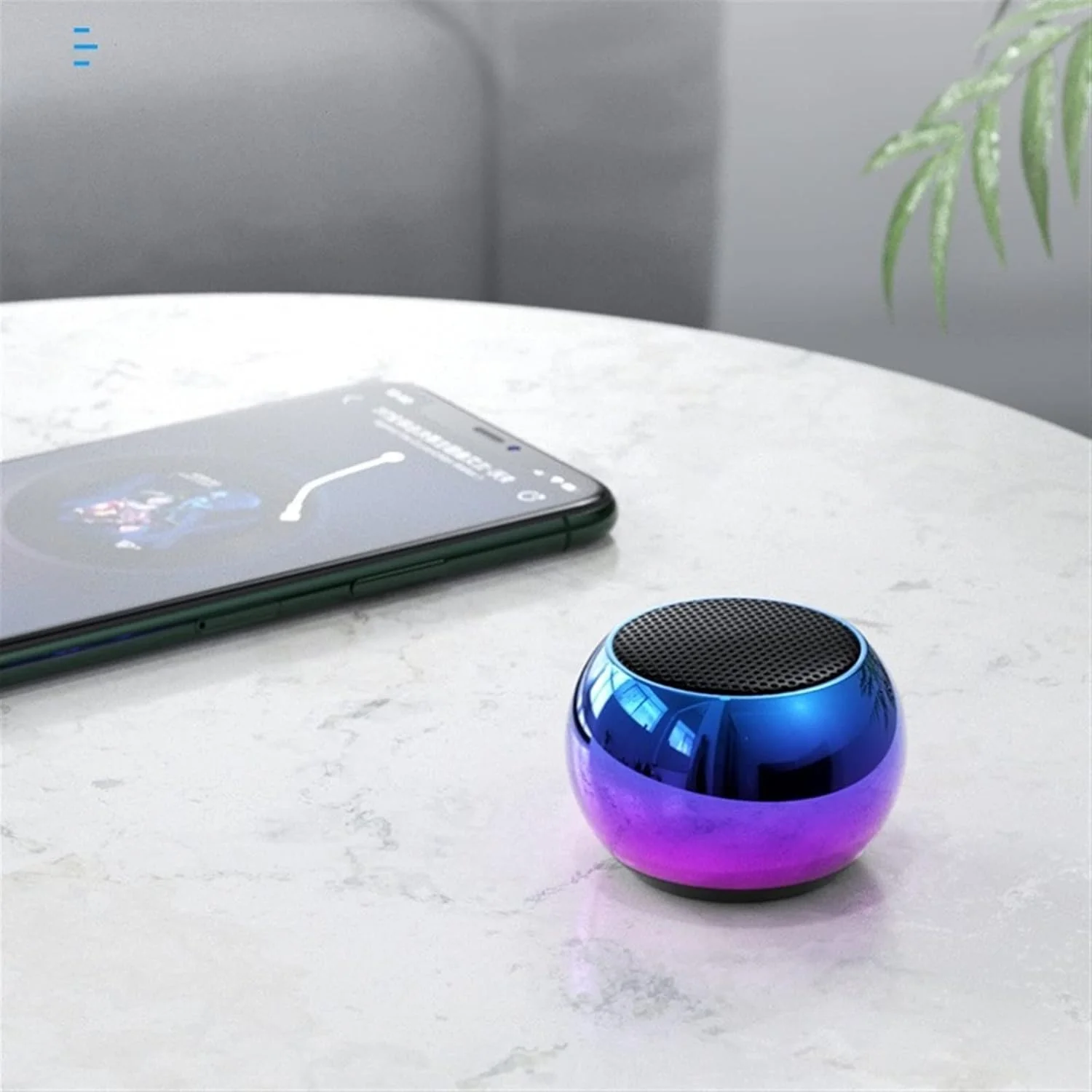 اسپیکر بلوتوثی کوچک دستگاه پخش صدا بی سیم موزیک موبایل تبلت فلزی اسپیکر بلند ورزشی ساب ووفر قابل حمل موزیک