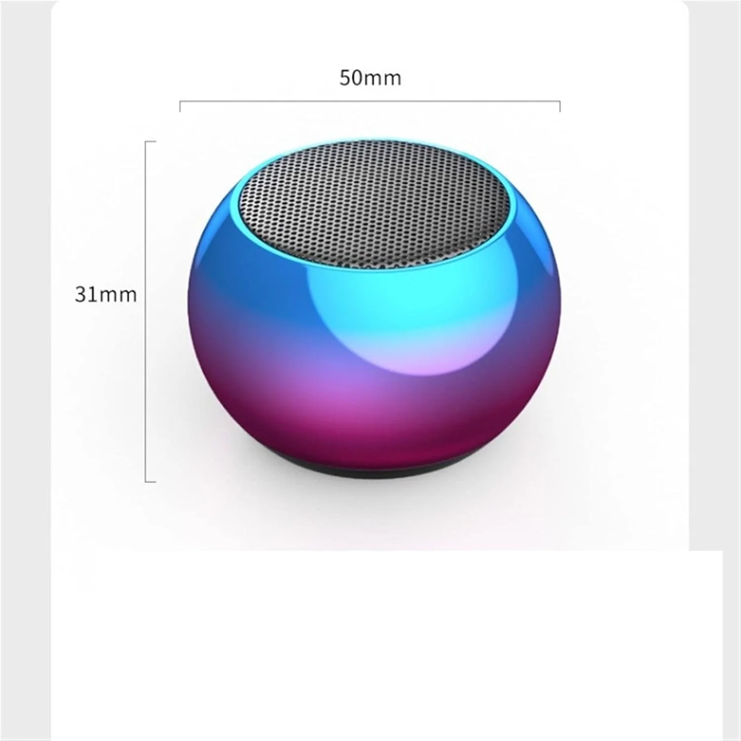 اسپیکر بلوتوثی کوچک دستگاه پخش صدا بی سیم موزیک موبایل تبلت فلزی اسپیکر بلند ورزشی ساب ووفر قابل حمل موزیک