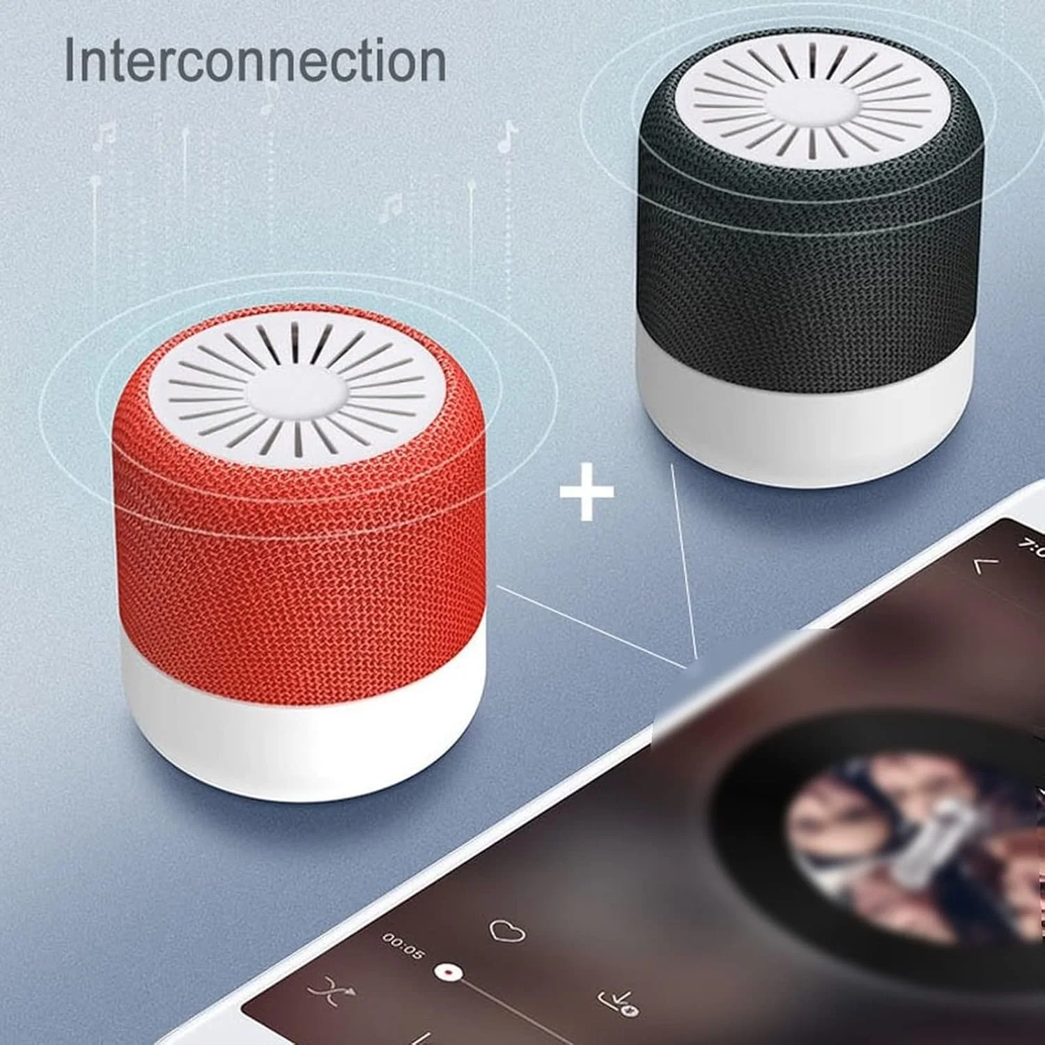 اسپیکر کوچک بلوتوثی ZURBAA، اسپیکر قابل حمل و فشن بی سیم مناسب فضای باز، سیستم صوتی با بیس قوی (رنگ: Hortel) اسپیکر کوچک بلوتوثی ZURBAA، اسپیکر قابل حمل و فشن بی سیم مناسب فضای باز، سیستم صوتی با بیس قوی (رنگ: Hortel)