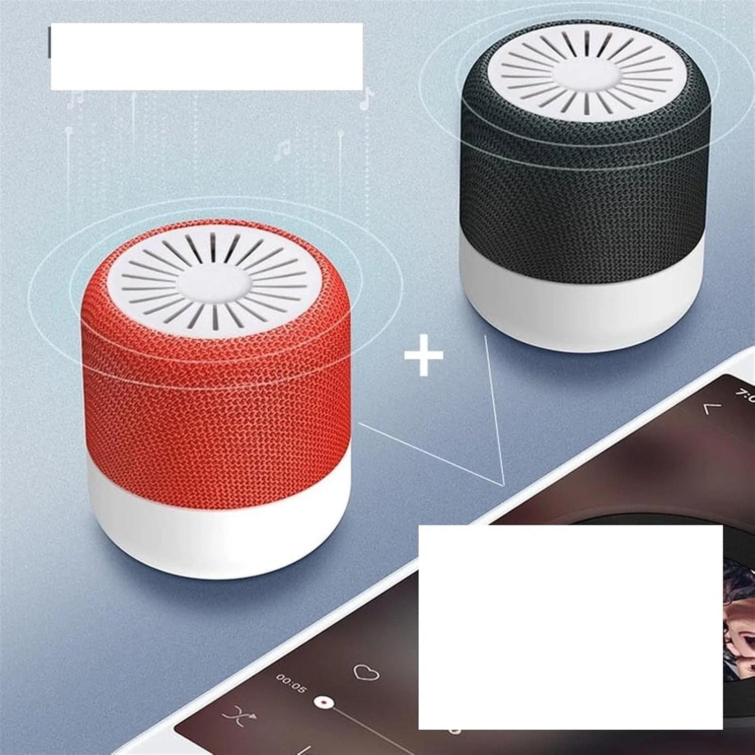 اسپیکر دستگاه صدا ZURBAA بلوتوثی قابل حمل بی سیم ستون صوتی فضای باز مرکز موسیقی فوق العاده