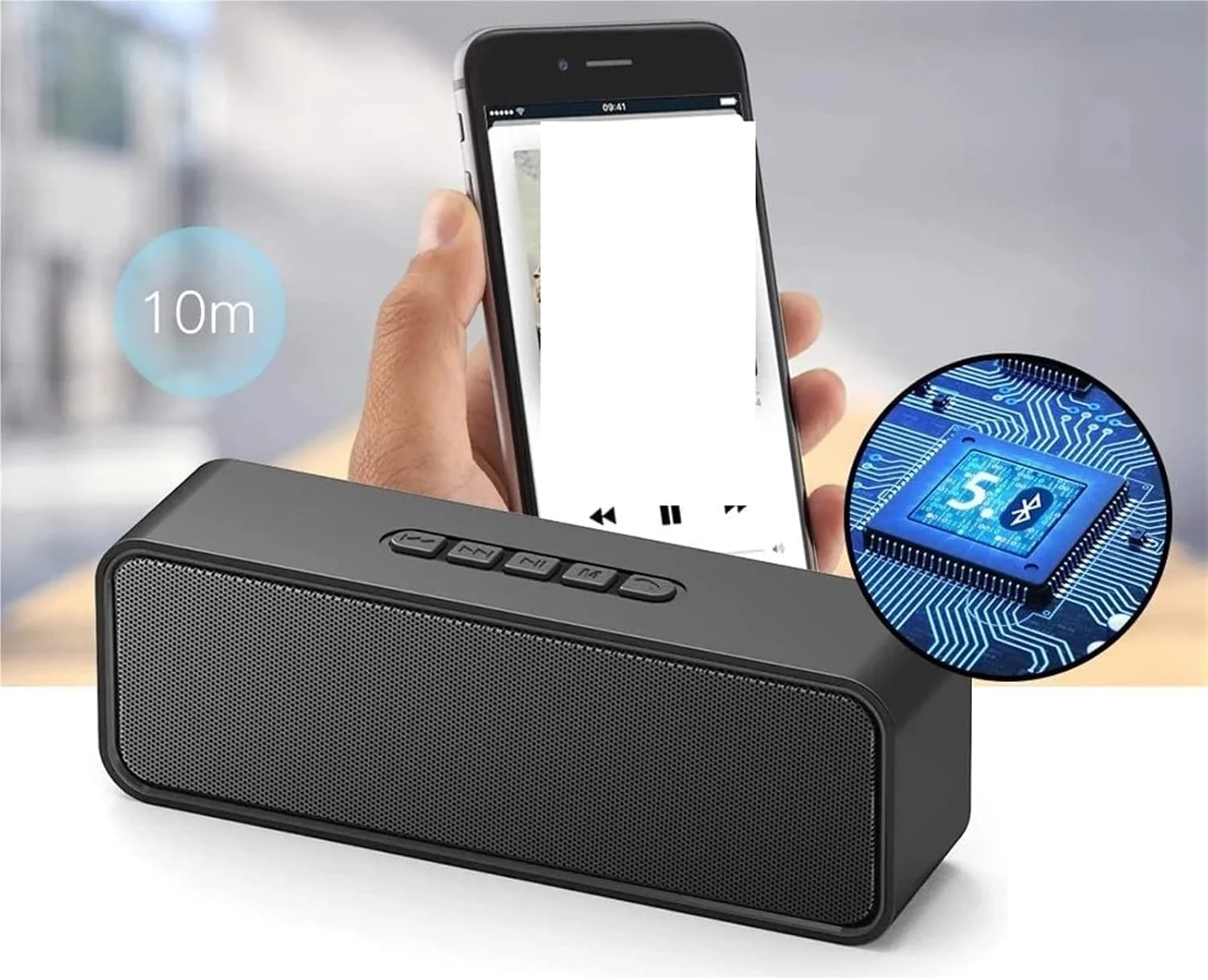 دستگاه پخش صدا اسپیکر بلوتوثی ساب ووفر مینی صوتی قابل حمل