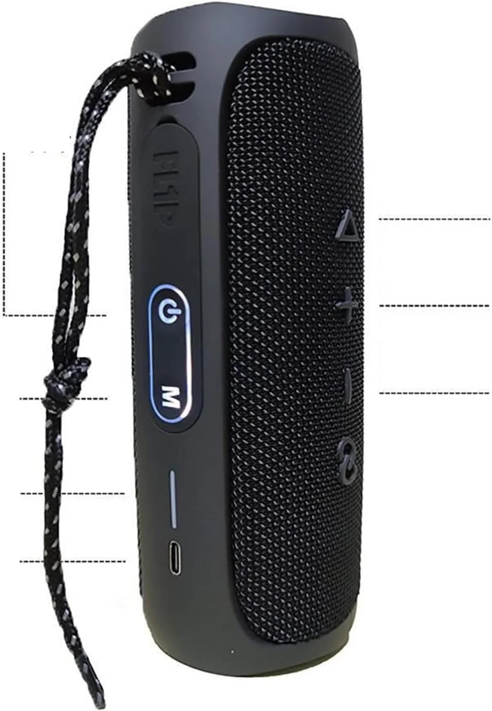 اسپیکر دستگاه پخش صدای ZURBAA بلوتوث ضد آب استریو، اسپیکر موسیقی تیوتر قابل حمل مناسب مهمانی و مسافرت در فضای باز اسپیکر دستگاه پخش صدای ZURBAA بلوتوث ضد آب استریو، اسپیکر موسیقی تیوتر قابل حمل مناسب مهمانی و مسافرت در فضای باز