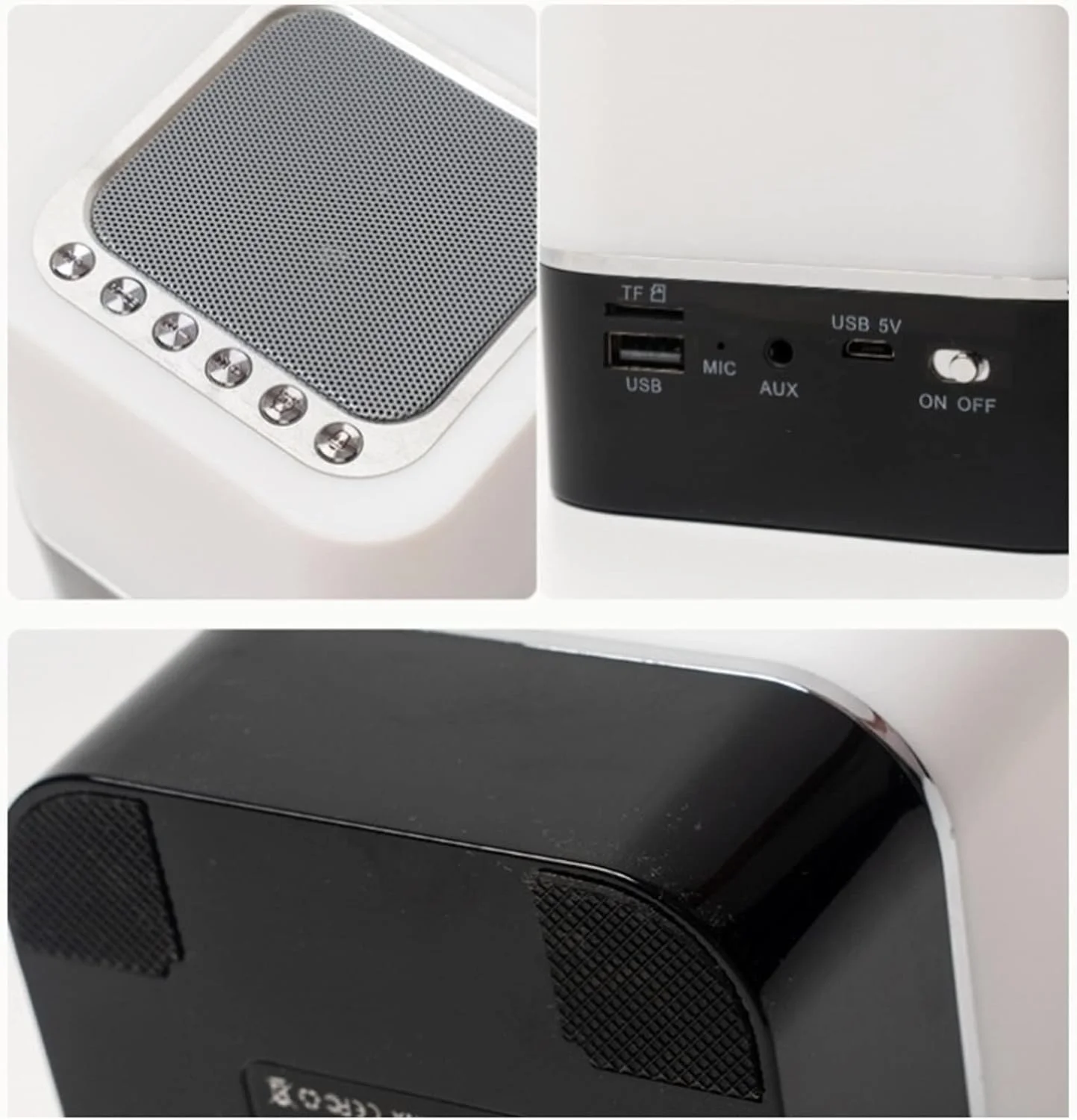 دستگاه پخش صدا ZURBAA، سایز کوچک، چند رنگ، قابل حمل، مناسب برای اسپیکر ساب ووفر رومیزی، پشتیبانی از بلوتوث، کارت TF و USB دستگاه پخش صدا ZURBAA، سایز کوچک، چند رنگ، قابل حمل، مناسب برای اسپیکر ساب ووفر رومیزی، پشتیبانی از بلوتوث، کارت TF و USB