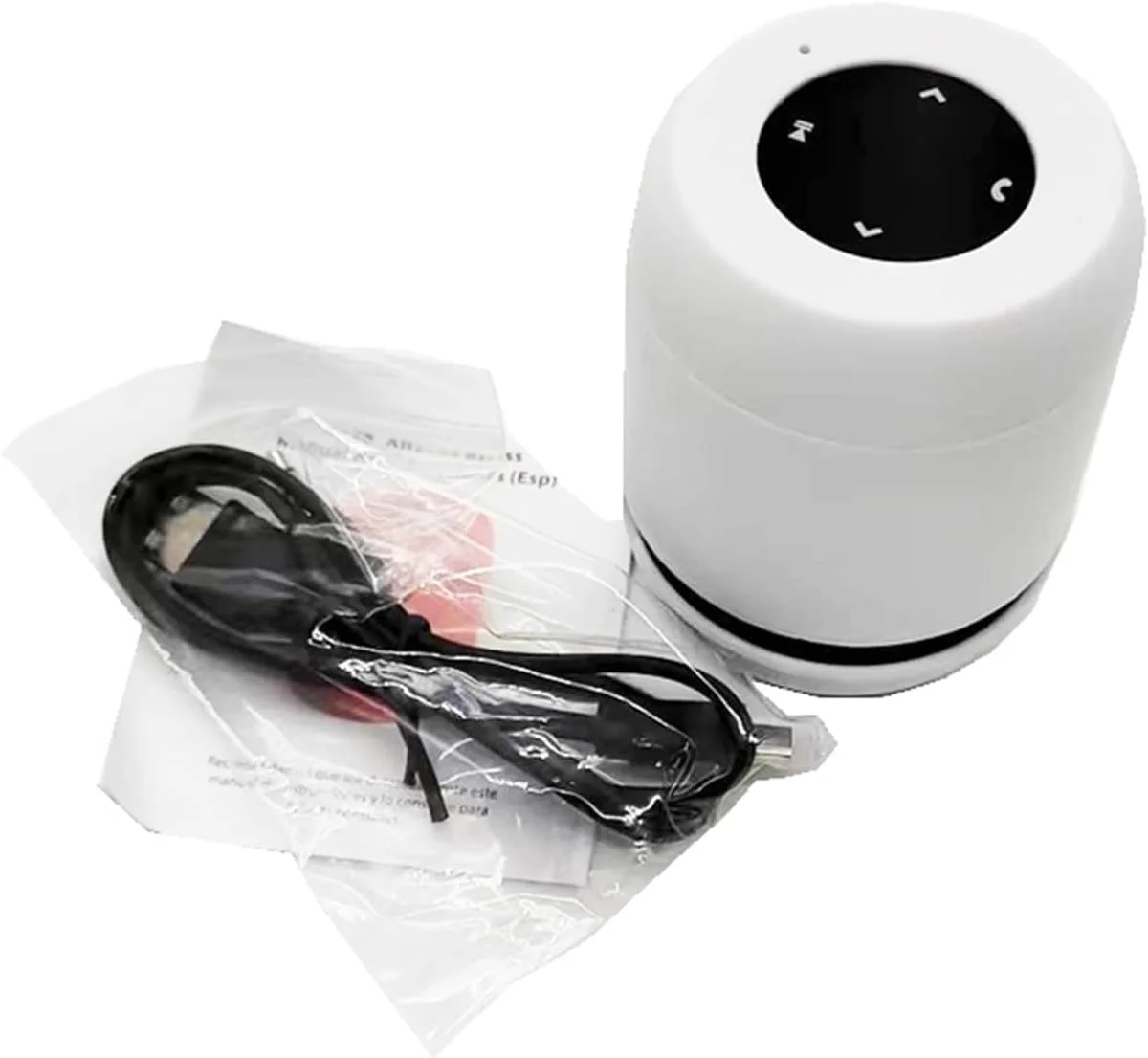 اسپیکر بلوتوثی بی سیم قابل حمل تقویت کننده صدای بیرونی (رنگ: سفید) اسپیکر بلوتوثی بی سیم قابل حمل تقویت کننده صدای بیرونی (رنگ: سفید)