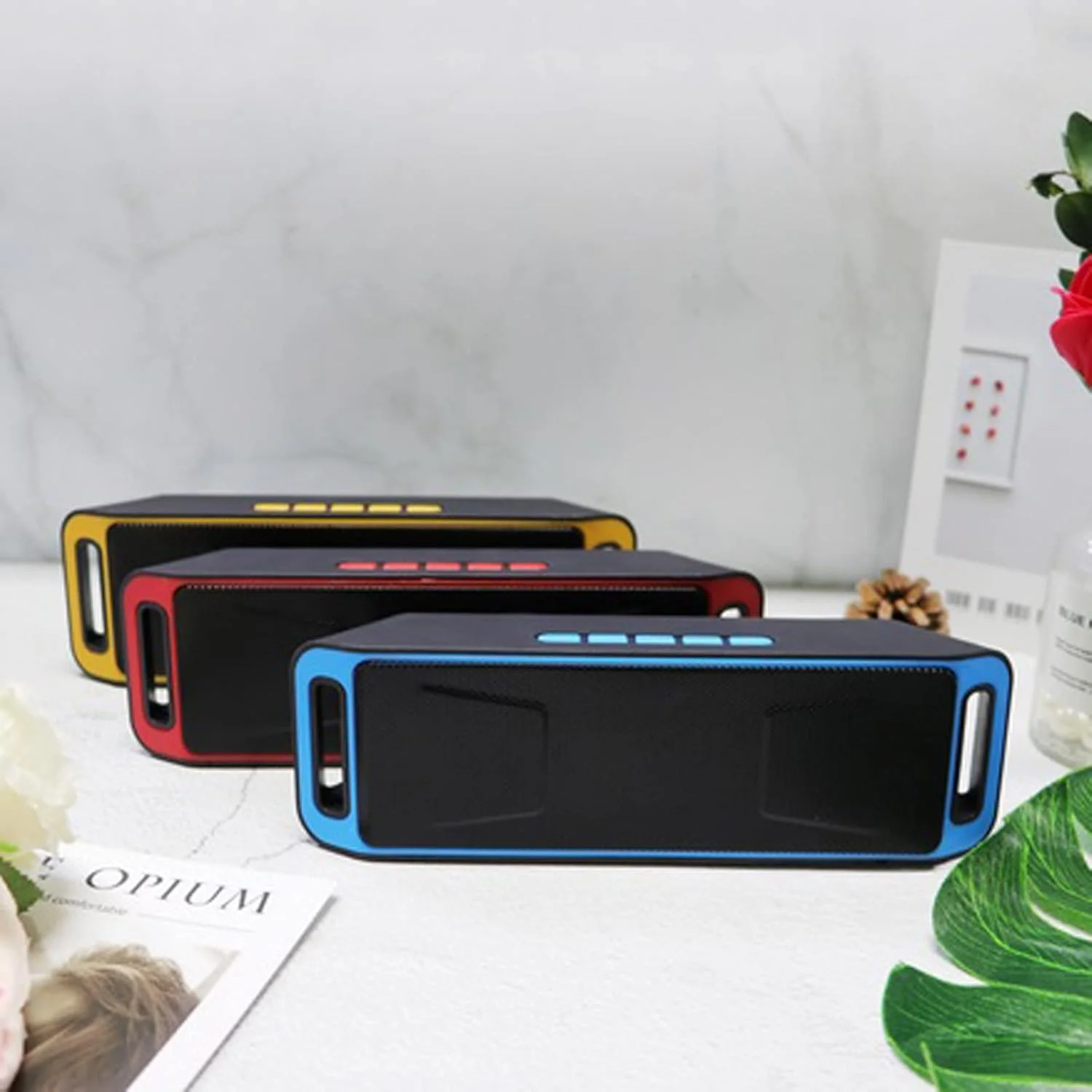 اسپیکر بلوتوثی قابل حمل ZURBAA، مینی اسپیکر بی سیم، آمپلی فایر، ساب ووفر استریو، TF، USB، میکروفون داخلی، بیس دوگانه (رنگ: Hortel) اسپیکر بلوتوثی قابل حمل ZURBAA، مینی اسپیکر بی سیم، آمپلی فایر، ساب ووفر استریو، TF، USB، میکروفون داخلی، بیس دوگانه (رنگ: Hortel)