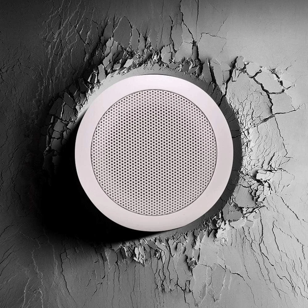 اسپیکر بلوتوثی قابل حمل ZURBAA، اسپیکر فلزی بی سیم با اندازه جمع و جور، اسپیکر کوچک اداری با میکروفون داخلی، تماس هندزفری خودرو، AUX و اسلات کارت TF (رنگ: Hortel)