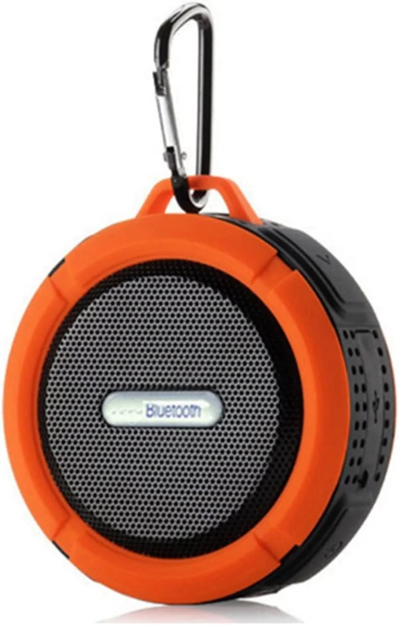 اسپیکر بلوتوثی قابل حمل ZURBAA، ستونی، مینی، ضد آب، مناسب دوش، بی سیم، ساب ووفر خودرو، بلندگو برای تلفن (رنگ: Hortel)
