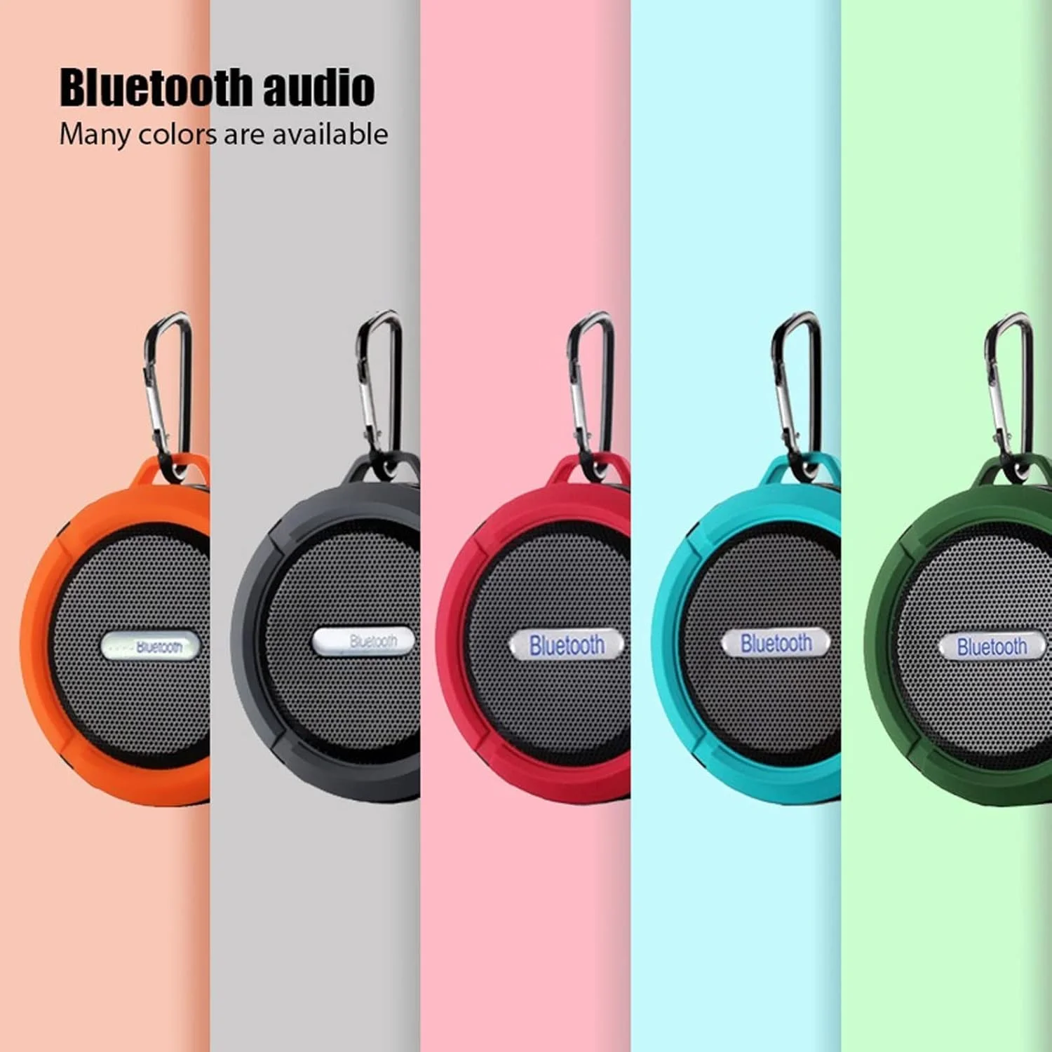 اسپیکر بلوتوثی قابل حمل ZURBAA مدل ستونی کوچک، ضد آب، مناسب فضای باز و حمام، ساب ووفر بی سیم خودرو، بلندگو برای تلفن (رنگ: Hortel) اسپیکر بلوتوثی قابل حمل ZURBAA مدل ستونی کوچک، ضد آب، مناسب فضای باز و حمام، ساب ووفر بی سیم خودرو، بلندگو برای تلفن (رنگ: Hortel)